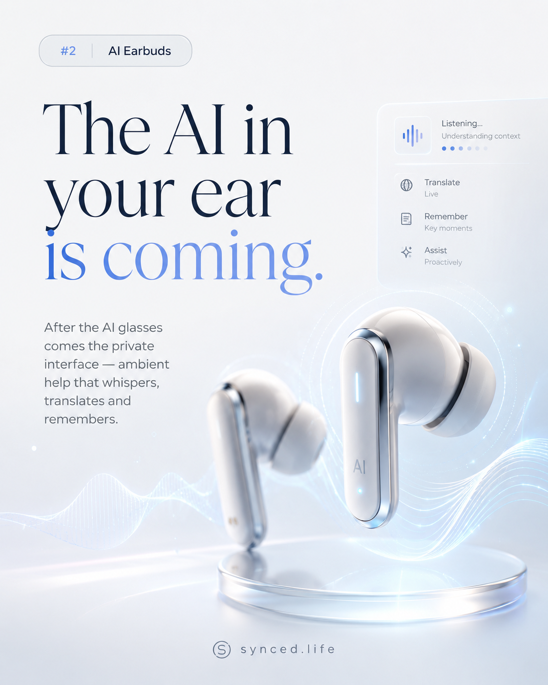 AI Earbuds slideshow cover